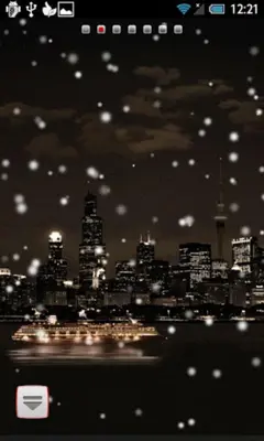 Snow in the city android App screenshot 2